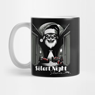 Slumber Peeker's Yuletide Vigi Santa - A Xmas December Claus Mug